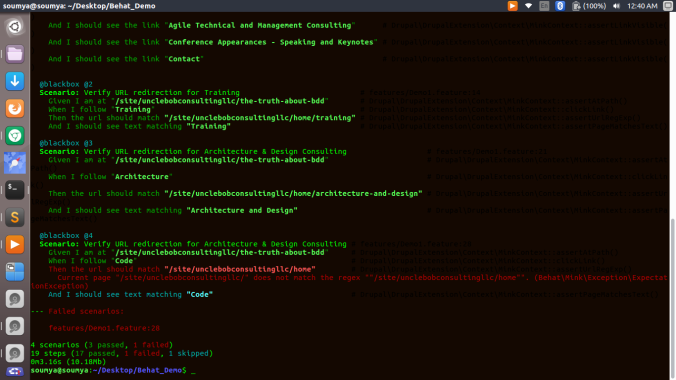 testscenarioran- Automtion Laboratories